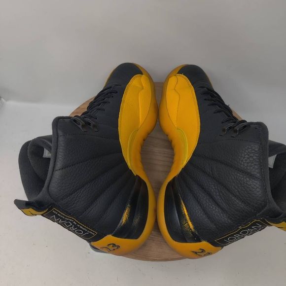 Nike Air Jordan 12 Retro Sneakers- Mens- Size 12- University Gold- [130690-070] - Picture 9 of 12